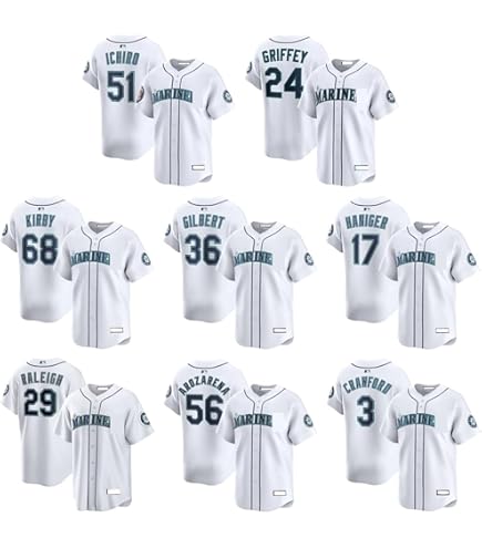 Amazon.co.jp: [OUNIY] 鈴木一郎 ユニフォーム シアトル マリナーズ