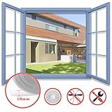 窓用網戸 蚊帳 防虫網 虫よけ 蚊取り対策 風通し 簡単取り付け DIY メッシュ 網戸の補修 張り替え 外開き・内開き窓用 あみ戸 １枚セット（白 130 x 150cm)