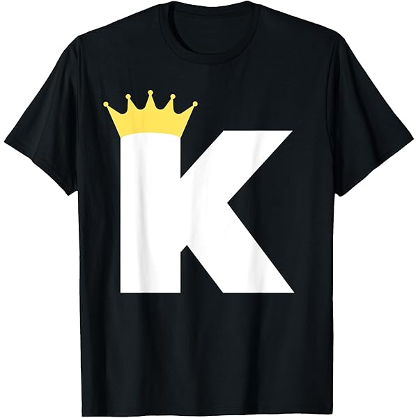 Amazon | 英文字 K アルファベット モノグラム イニシャル T