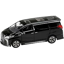 ミニカー　1/64 トヨタ　アルファード　改造 1/64 トヨタ 新型 アルファード ブラック 改造 ローダウン