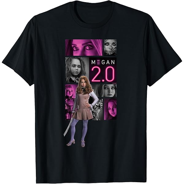 Amazon | ミーガン 2.0 Upgraded Banner Logo Tシャツ | Tシャツ