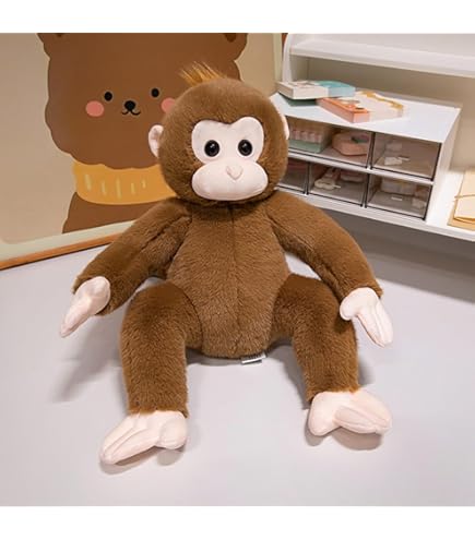 Amazon.co.jp: [ハウスXIN] サル 猿ぬいぐるみ 猿 抱き枕 猿だき