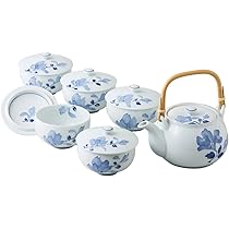 ☆処分価格☆茶器 Amazon.co.jp: 西海陶器 辻が花 蓋付茶器揃 11557 : Home & Kitchen