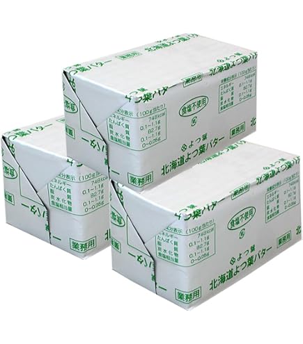 Amazon.co.jp: 【業務用】よつ葉発酵シートバター 1ケース（1kgx10個
