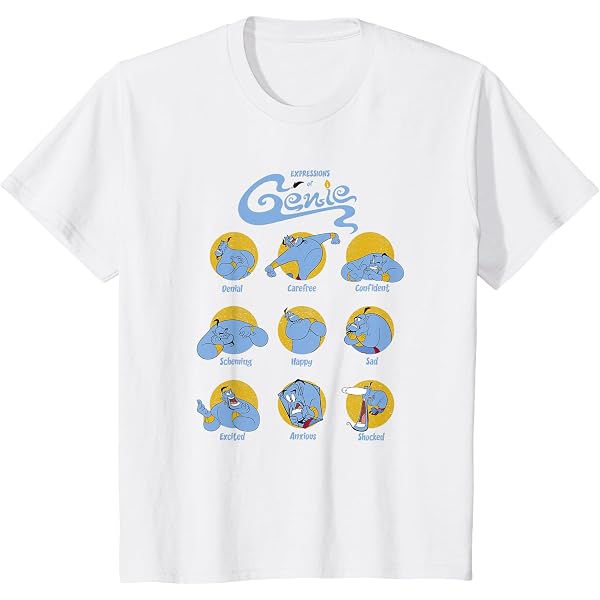 Amazon | ディズニー アラジン マジック ジーニー 90年代 Tシャツ | T