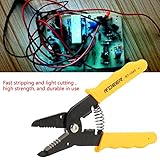 ストリッパープライヤー 圧着プライヤー 多目的ケーブルワイヤクリンパー 圧着工具 カッタハンドツール 高品質 高硬度 高強度 耐久性