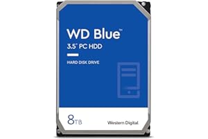 【Amazon.co.jp限定】Western Digital ウエスタンデジタル WD Blue 内蔵 HDD ハードディスク 8TB CMR 3.5インチ SATA 5640rpm キャッシュ256MB PC メーカー保証2年 WD80EAAZ-