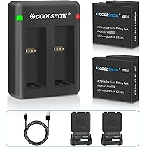 Amazon | COOLSHOW Insta360 Ace/Ace Pro バッテリー交換 1800mAh 2個 