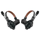 Hollyland Solidcom C1 Pro HUB用有線ヘッドセット 3.5mmヘッドセット HUBベース用ヘッドセット Solidcom C1 Pro ベースステーション用ヘッドセット 小型軽量ヘッドセット 設定不要 箱から出してすぐに使える同時通話システム