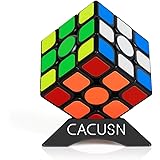 CACUSN 磁石キューブ 【磁石内蔵】 M4.0 競技用キューブ 3x3x3 プロ向け 達人向け 中級者向け ステッカー 世界基準配色 スタンド付き (世界基準配色ver2.0)