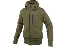 コミネ(KOMINE) バイク用 プロテクトKVパーカー オリーブ XS JK-604 1290 秋冬春向け CE規格レベル2