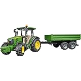bruder(ブルーダー) JD5115Mトラクター & グリーントレーラー BR02108