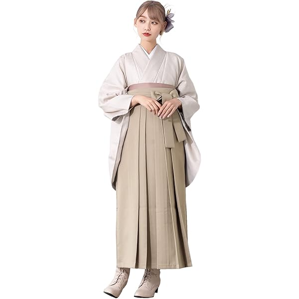 Amazon | [SOUBIEN] ソウビエン 袴4点セット（二尺袖着物/袴/襦袢/下帯 