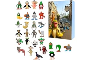 Generic Tung Tung Tung Sahurアドベントカレンダー - 24日間のトラララロトラララフィギュアカウントダウンカレンダー、コレクションの装飾ギフトイタリアのブレインロットフィギュア