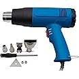 MTK ヒートガン ホットガン ヒートエアガン 強力1800W 2段階風速 4種類ノズル付 ホットエアガン 風量切替機能付き 熱風機 アタチメント付 三角スクレーバー付 PSE認証 日本語マニュアル付 DIY 修理 補修 日曜大工 乾燥 剥離 加工 