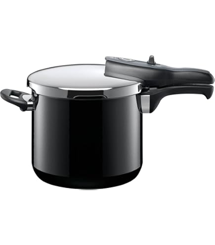 Silit Sicomatic Plus 圧力鍋 中型 ブラック Silit Sicomatic t-Plus Pressure Cooker 4.5 L, Pressure