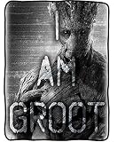 Marvel Guardians of the Galaxy Fleece Throw Blanket (I Am Groot) [並行輸入品]