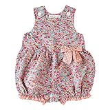 studio momo スタジオモモ 小花ロンパース ピンク 80cm smss1705-01