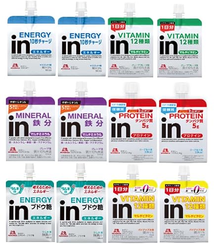 ウィダーinゼリー　ブドウ糖　プロテイン　マルチビタミン　96個セット Amazon.co.jp: 森永製菓 inゼリー 2個ずつセット アソート ウイダー