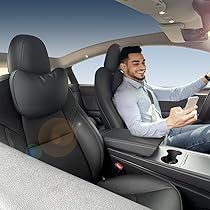 新品　Tesla ネックピロー グレー　1個 Amazon | テスラ tesla ネックパッド ヘッドレスト ネックピロー
