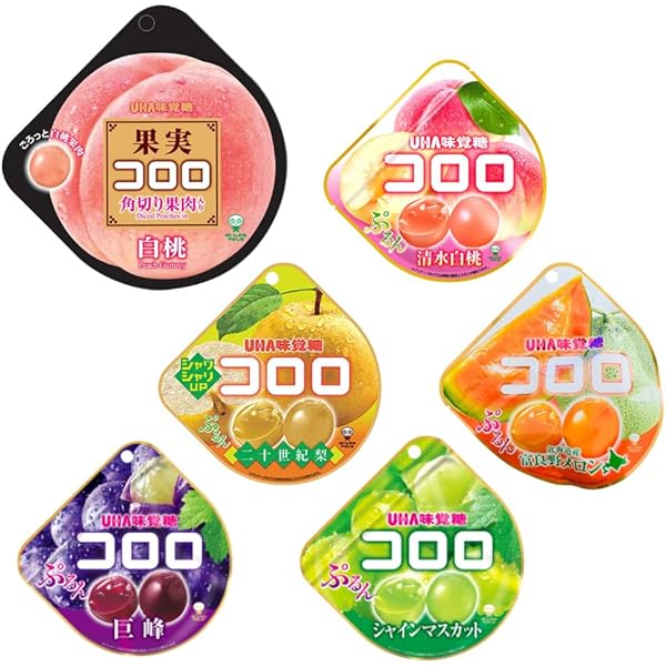 Amazon | コロロ cororo UHA味覚糖 グミ 巨峰味 8粒 グレープ ☆go-en