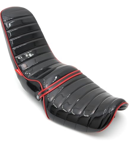 Amazon | バリオス2 用 黒赤エナメル 三段シート /ZR250B2型