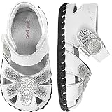 [ペディペド] pediped オリジナルズ Daisy デイジー - ファーストベビーシューズ　シルバー L (18-24 mos) 【並行輸入】