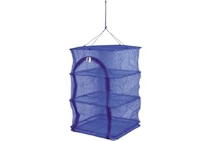 パール金属 ひもの 干し網 3段 400×400mm HB-1910 アウトドア キャンプ 乾燥 物干し