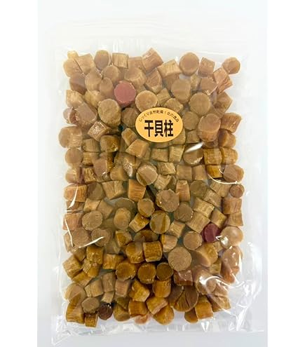 Amazon.co.jp: 北海道産 1等検 干し貝柱 500G入 Mサイズ (特大粒