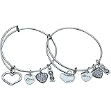 Infinity Collection Mother Daughter Bracelets (2pcs) - Mother Daughter Jewelry Set for Mom or Daughter