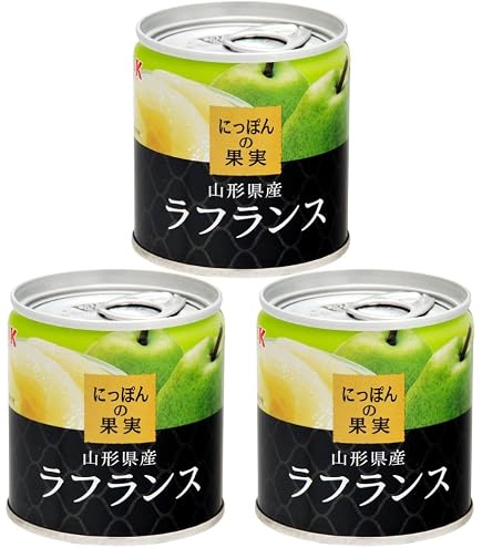 Amazon | K&K にっぽんの果実 山形県産 ラフランス 缶詰 195g(2号缶)X6