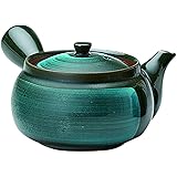 美濃焼 パノラマ 急須 (帯網茶こし付) エメラルド K11244