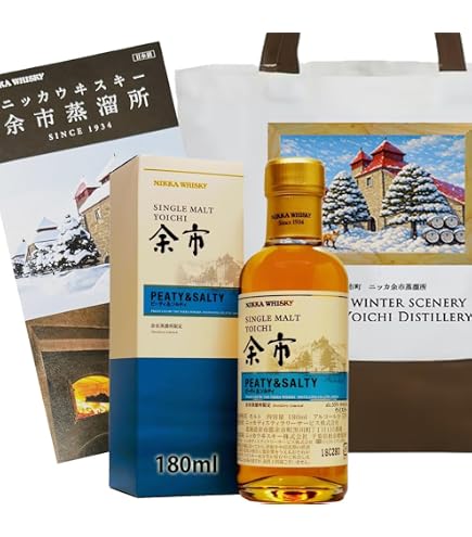 Amazon.co.jp: ニッカ シングルモルト余市 ピーティ&ソルティ Nikka