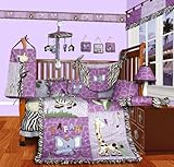 SISI Baby Girl Boutique - Safari 14 PCS Crib Bedding Include Lamp Shade by Sisi