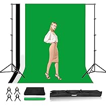 Amazon | EMART 背景スタンド 260x300cm 背景スタンドセット 背景布白