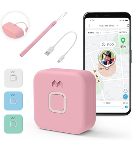 どこかなGPS 子供の居場所をスマホでみまもり 2年分の通信料付き Amazon | まもサーチ3 こども GPS 子供 高齢者 見守り 月額 年額