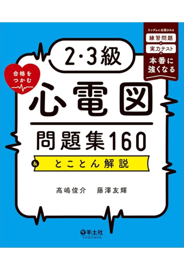 心電図検定公式問題集＆ガイド: 受検者必携！2級／3級 | 心電図検定