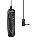 kwmobile カメラ 一眼レフ 用 遠隔シャッター - RS60-E3 代用 - DSLRカメラ用 有線 レリーズ 遠隔スイッチ - ケーブル シャッター