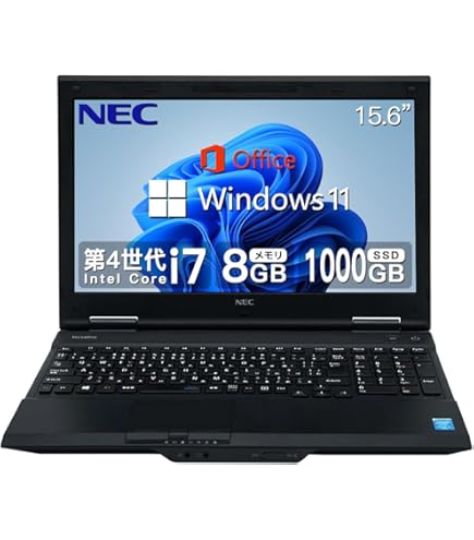 第3世代 Core i7 Windows11 NEC ノートパソコン オフィス Amazon.co.jp: 【整備済み品】 NEC ノートパソコン VKシリーズ