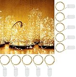 LEDライト66 ft 200 LED、mzd8391調光機能付き防水ロープライトwithリモートコントロールウェディング、ベッドルーム、パティオ – 銅線部屋ライト NKD10PAK