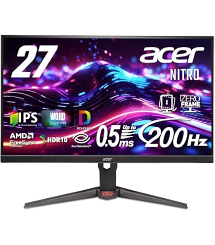 Amazon.co.jp: Acer ゲーミングモニター Nitro 24.5インチ IPS 非光沢