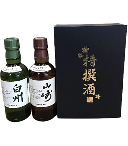 サントリーウイスキー　飲み比べ　山崎&白州　180ml 各2本 サントリー シングルモルトウイスキー 白州 山崎 180ml 2種セット 国産