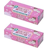 [2個ｾｯﾄ]臭わない袋ＢＯＳベビー用箱型（Ｓサイズ２００枚） クリロン化成