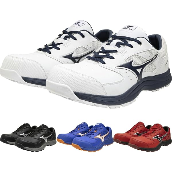 Amazon | 安全靴 mizuno ミズノ オールマイティ LSII 11L F1GA2100 紐