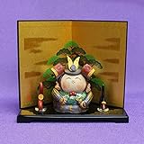 節句人形 五月人形 [民芸錦　武者飾り] NO. 1171 兜飾り 陶器置物