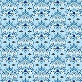 Caden Lane Luxe Collection Changing Pad Cover, Blue Damask by Caden Lane