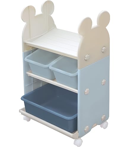 Amazon.co.jp: おもちゃ収納 おもちゃ箱 86.5*35.5*84.5cm 組立簡単 