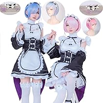 コスプレ 衣装一式 Re:ゼロから始める異世界生活 リゼロ レム ウイッグ付 Amazon.co.jp: [milky time] ウィッグ付き Re:ゼロから始める異