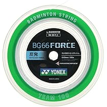 ヨネックス　バドミントン ガット BG66 FORCE 100 m Amazon | ヨネックス(YONEX) バドミントン ストリングス BG66