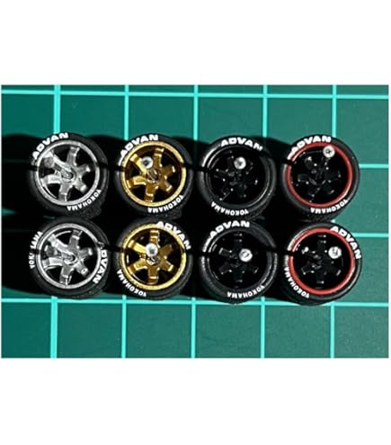 Amazon | 1/64 ミニカー用 カスタムホイール オフロードタイヤ 3色